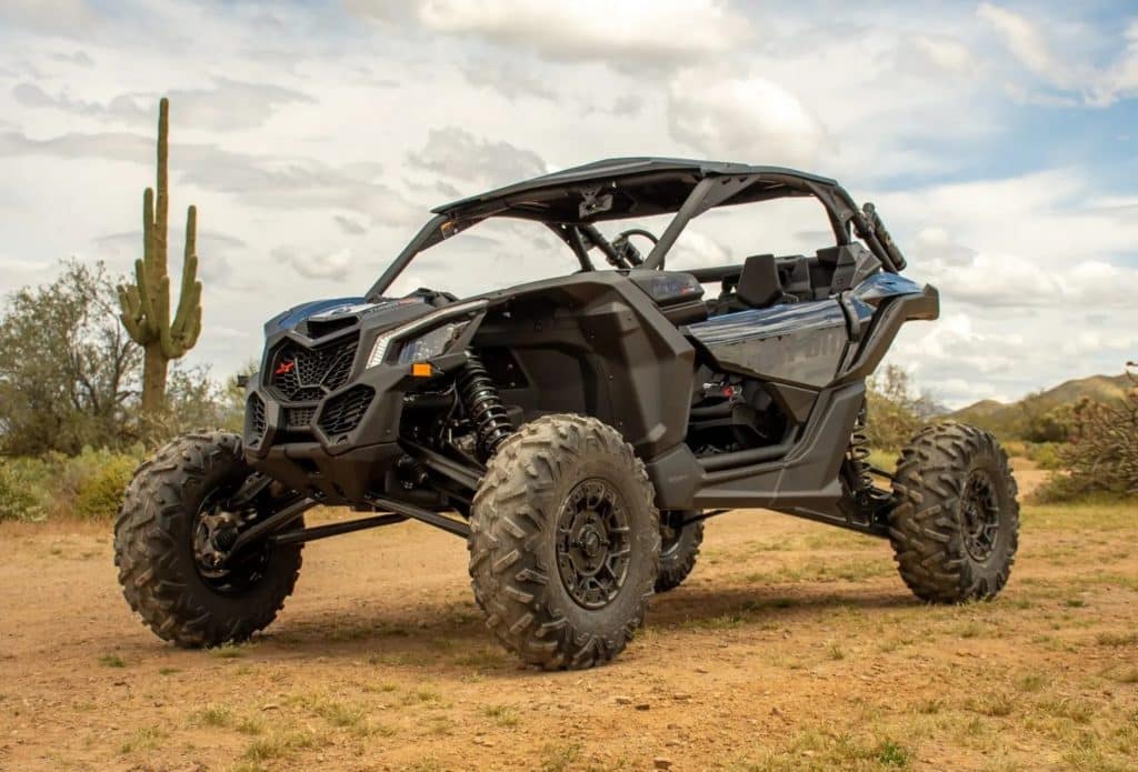 2020 Can-Am Maverick X3 RS Turbo RR on a dirt field