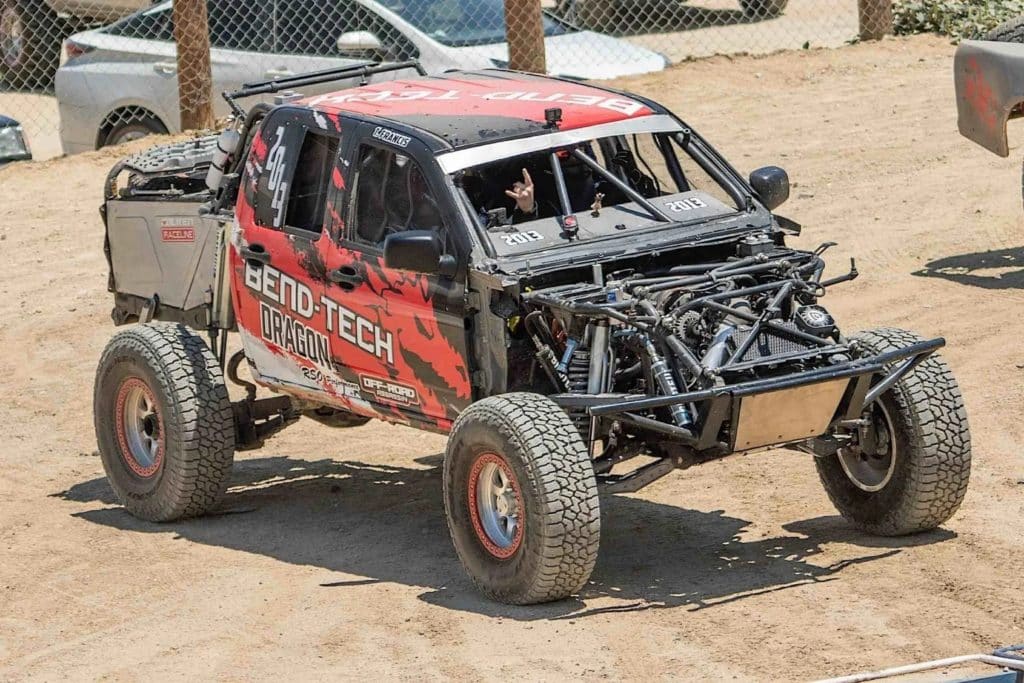 Bend-Tech Dragon Truck at Glen Helen