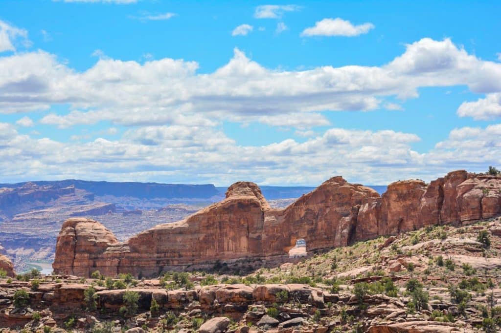 Mountainous terrain of the Grand Canyon.