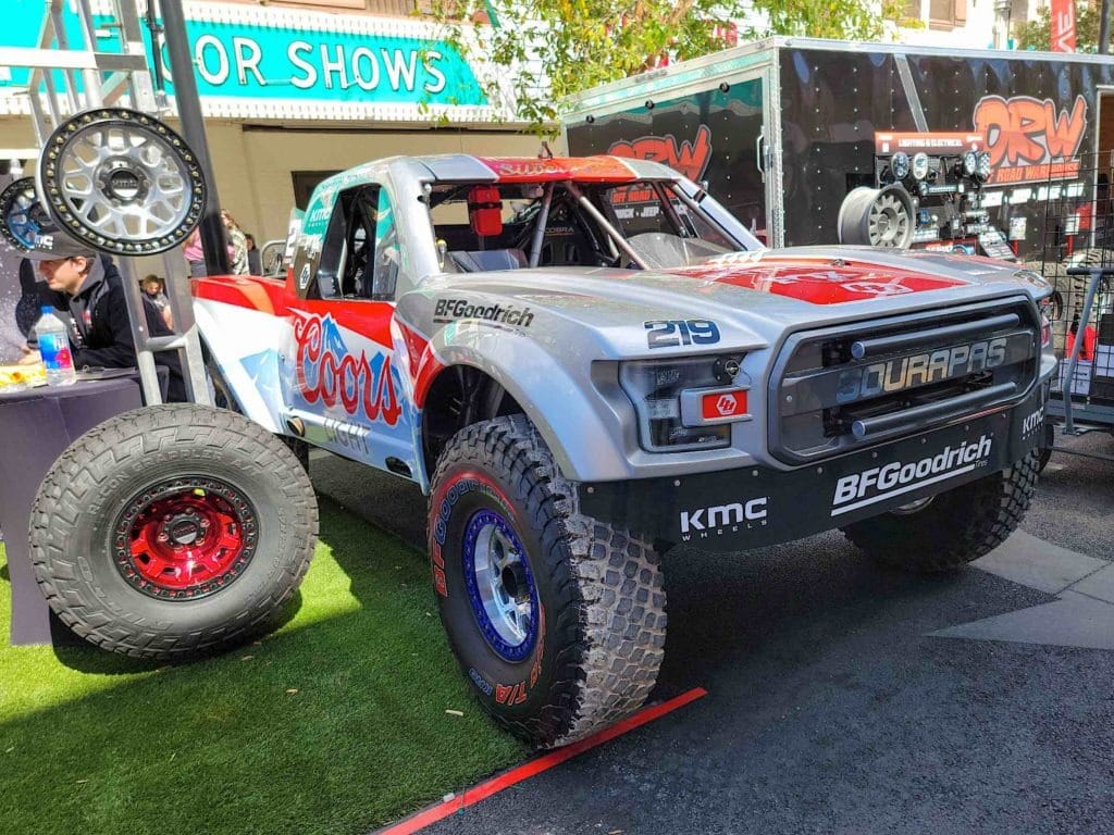 A sport racing truck at the Mint 400 Off-Road Festival