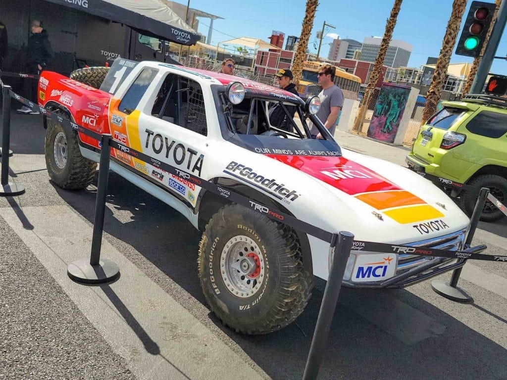 A sport racing truck at the Mint 400 Off-Road Festival