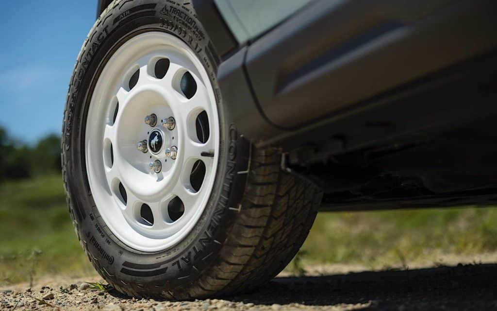 Tires of a 2023 Ford Bronco