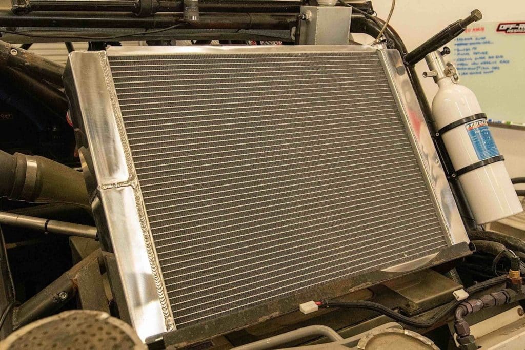 A Champion Radiator grill.