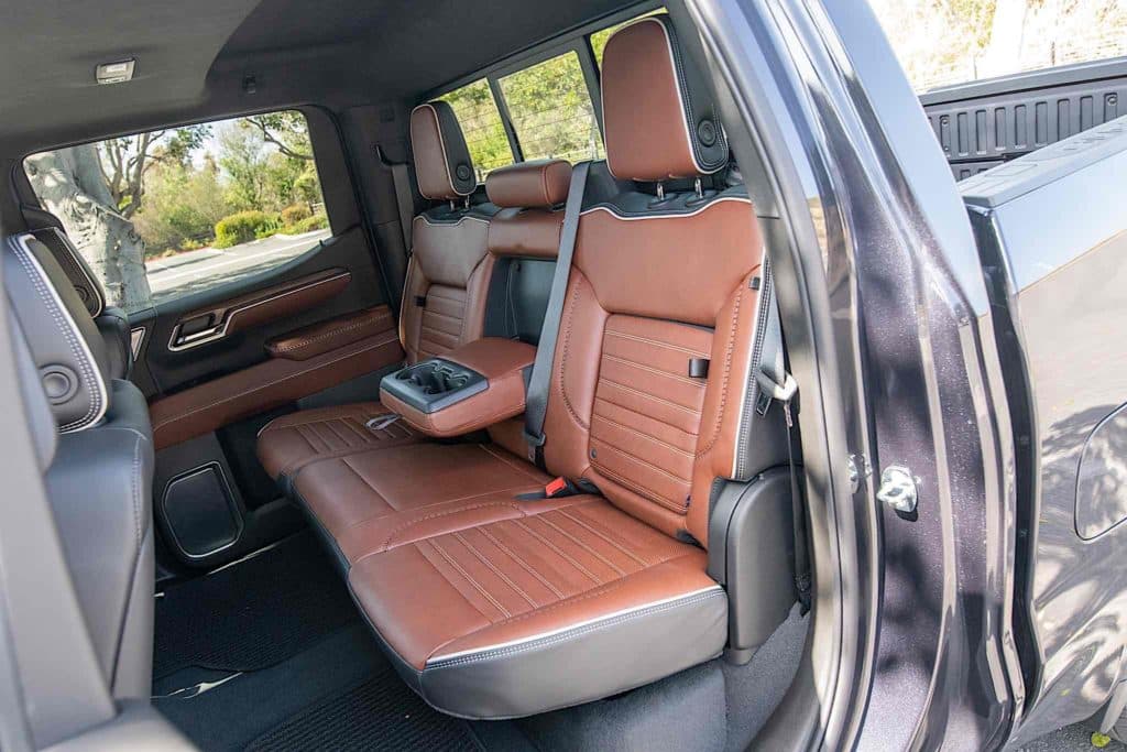 GMC Sierra Denali Ultimate Rear Seats