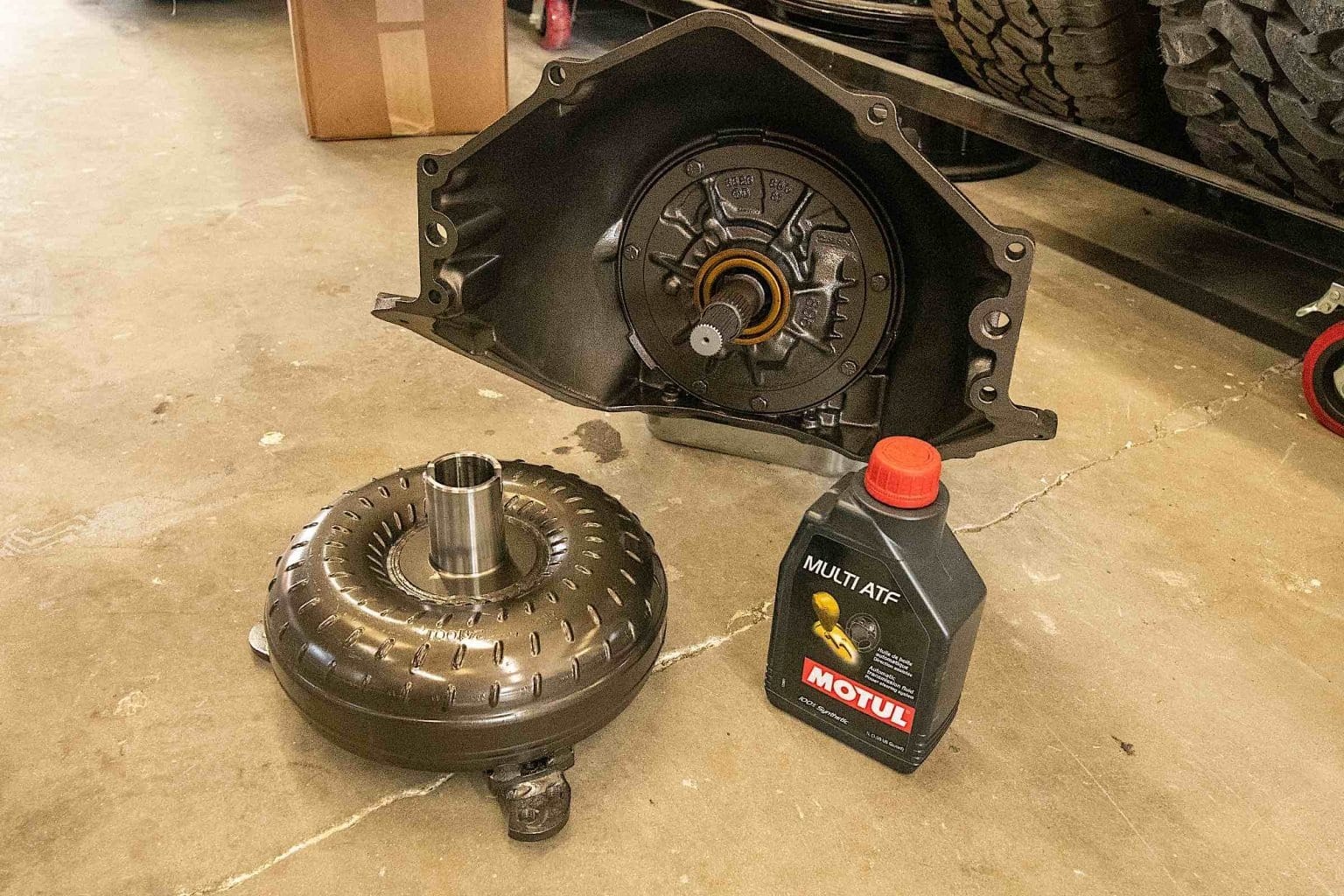 torque converter and oil
