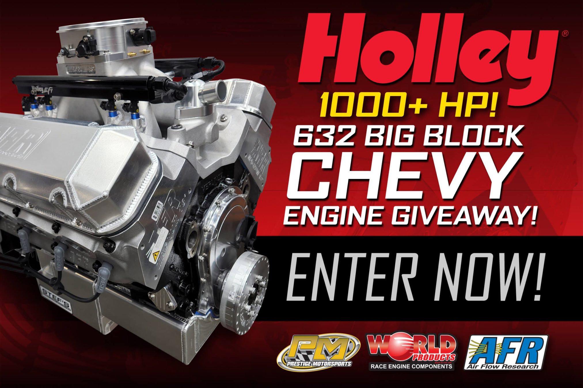 Holley 1000+ 632 Big Block Chevy Engine Giveaway