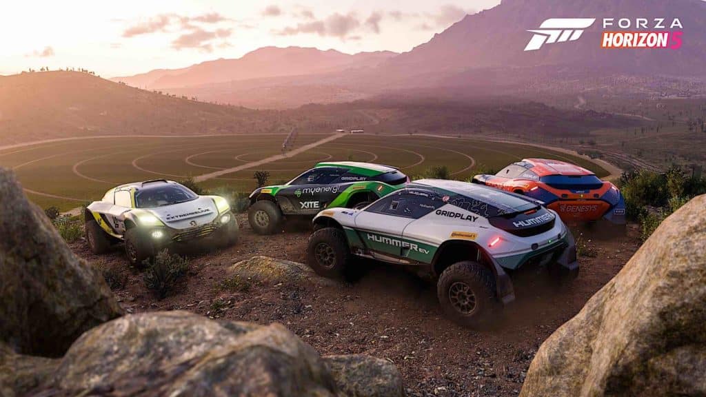 A screenshot of the Forza Horizon 5 video game.