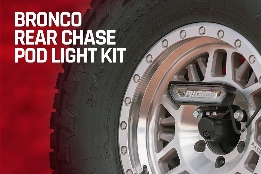 Bronco Rear Chase Pod Light Kit