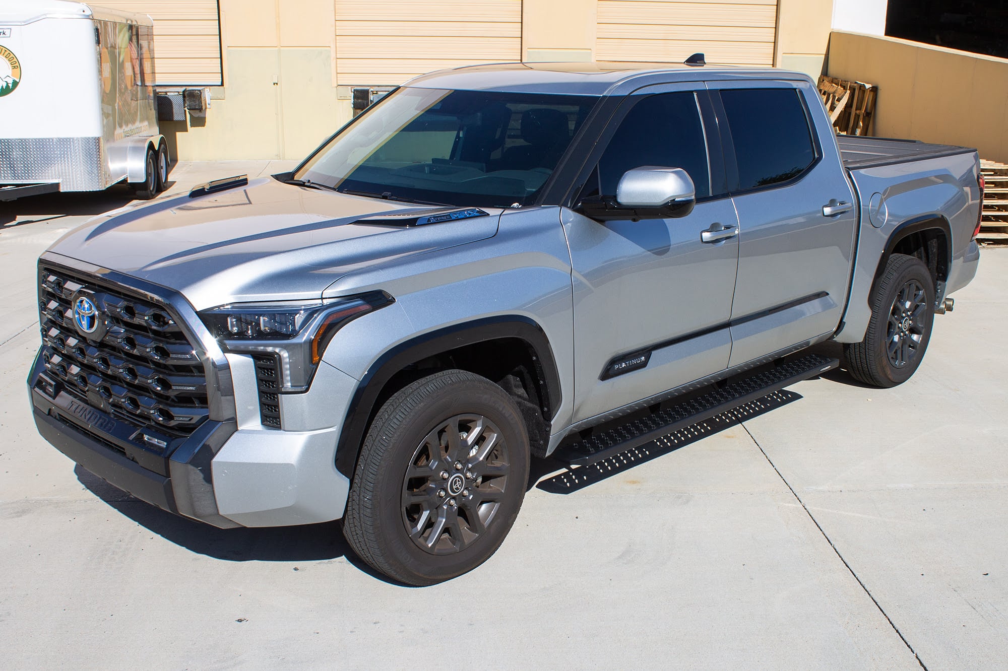 Tundra Aluminum Slide Track Series Running Boards OffRoad Expo